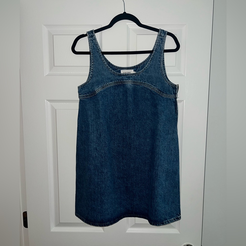 Frame Denim Blue Sleeveless Top